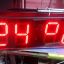 Светодиодные часы - термометр K210