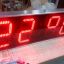 Светодиодные часы - термометр K210