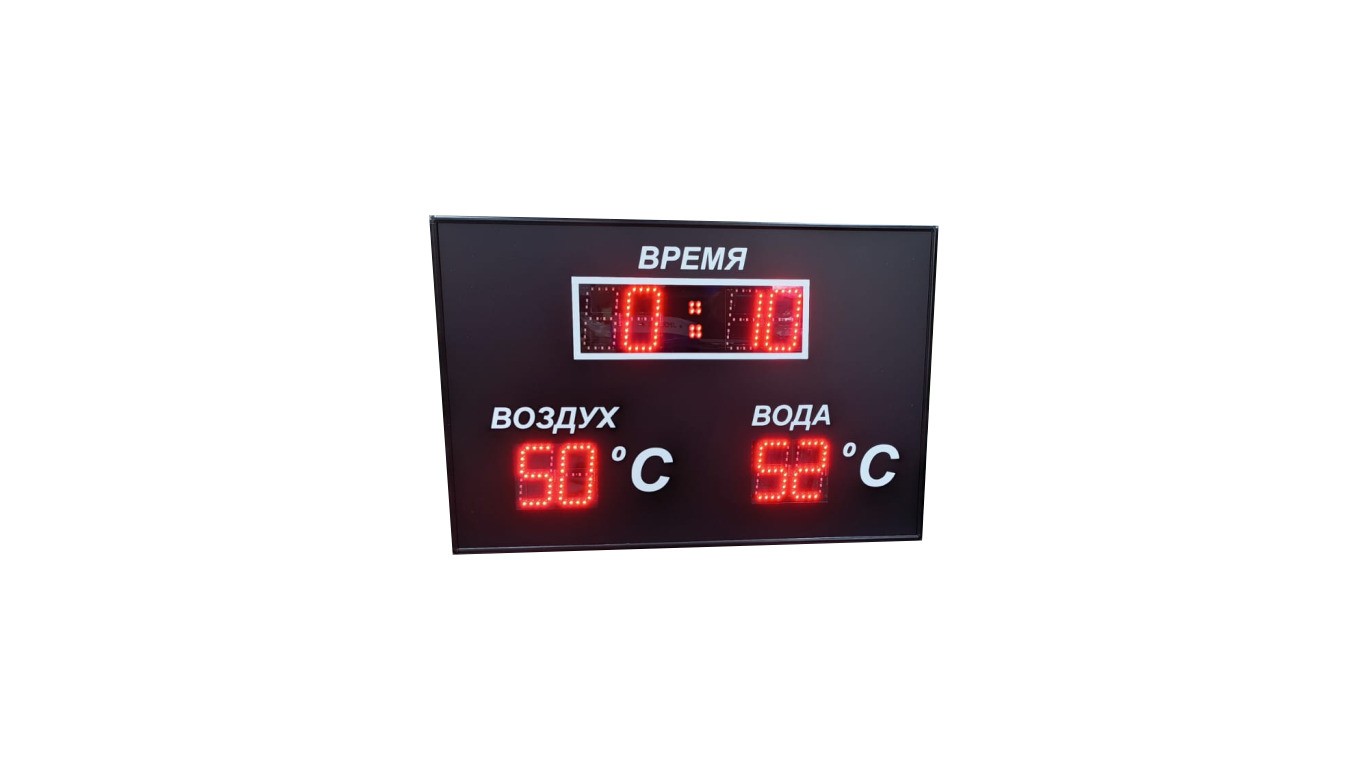 Табло в бассейн ЭНВИ 80х55_10х8Т2